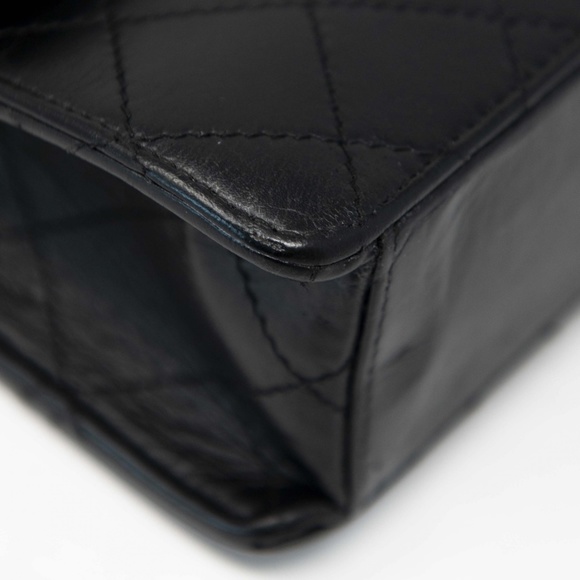 Chanel Vintage Small Lambskin So Black Flap Bag - Picture 11 of 15